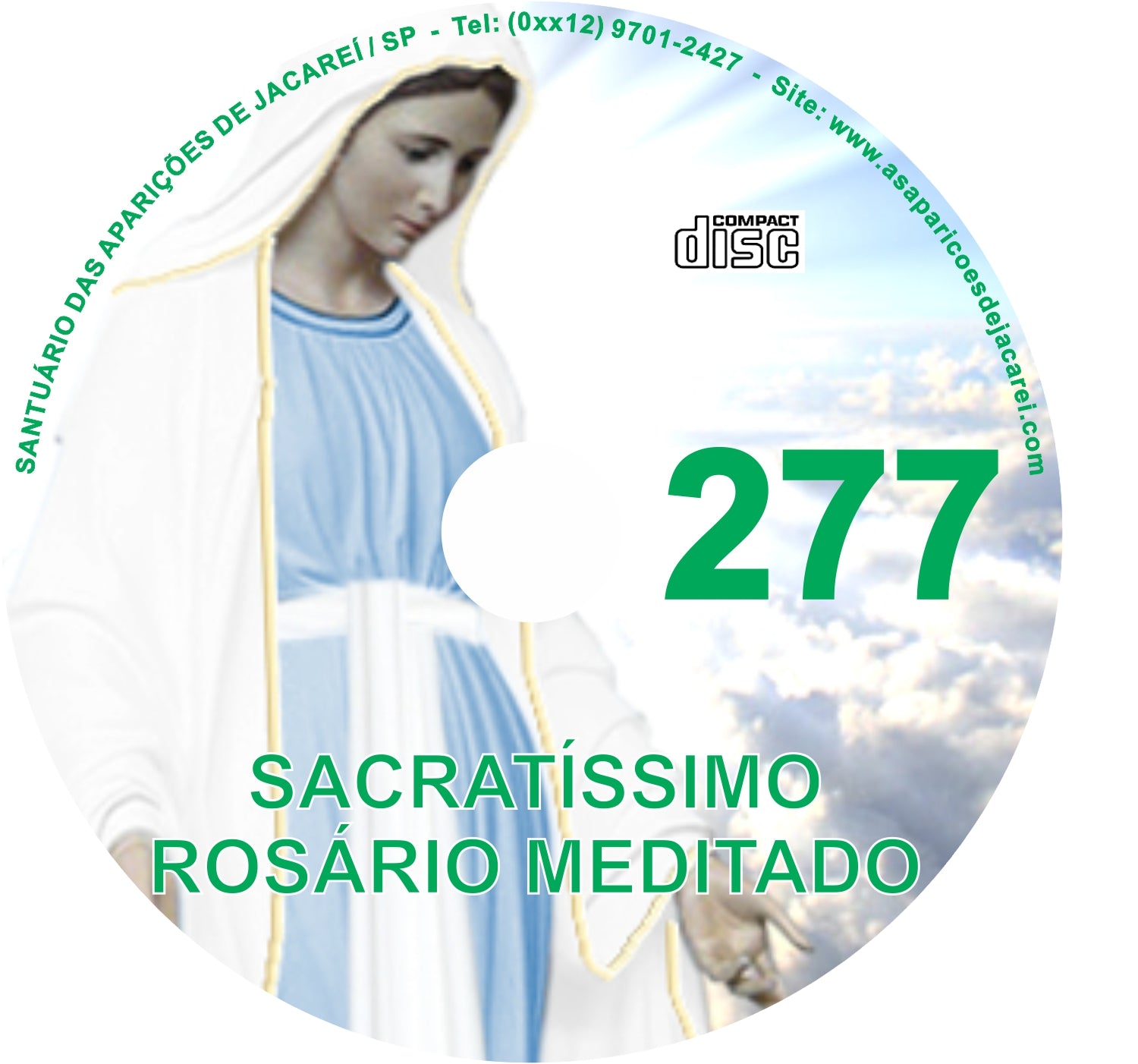 CD Rosário Meditado 277 CD Rosário Meditado 277